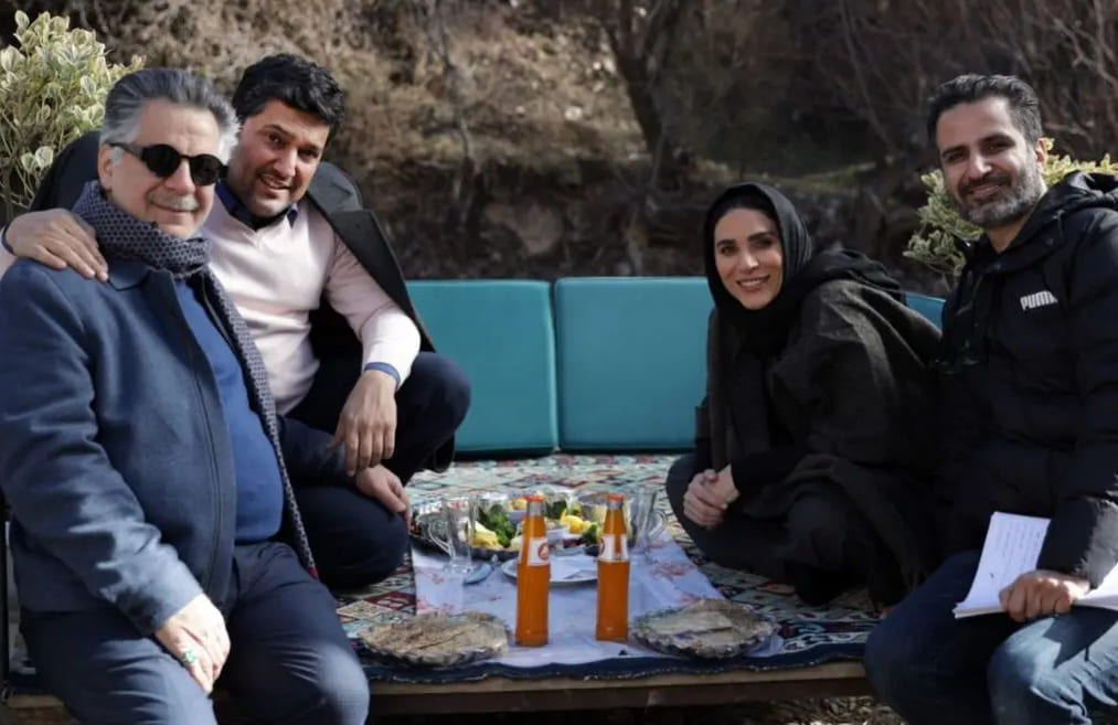 عادل تبریزی در پشت صحنه مفت بر