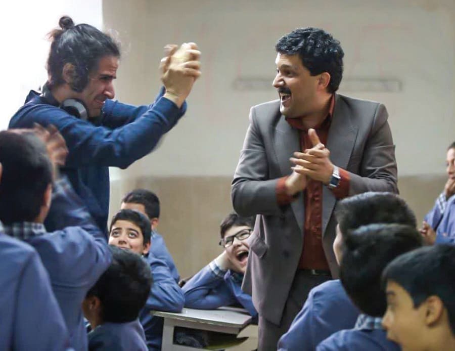 عادل تبریزی و حامد بهداد در پشت صحنه گیج گاه